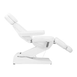 Electric cosmetic chair SILLON Luxury 3 motors white (150222)