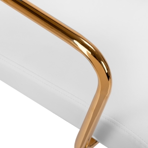 Cosmetic chair QS-OF211G gold light grey (154450)