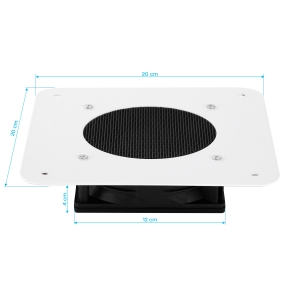Momo X1W 100W Professional built-in dust absorber white (150945)