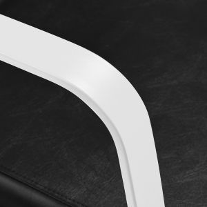 Gabbiano hairdressing chair Porto white black (154141)