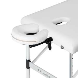 BALANCE aluminium folding massage table 3 segment white (155274)