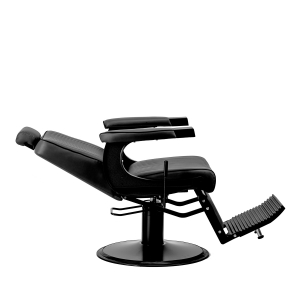 Gabbiano Visionerio barber chair black with black frame (155245)