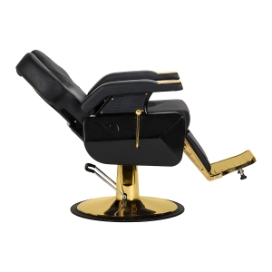 Hair System New York barber chair black gold (154472)