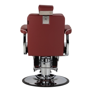 Gabbiano Visionerio barber chair red chrome frame (155244)
