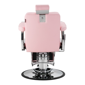 Gabbiano Visionerio barber chair pink chrome frame (155269)