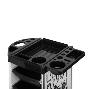 GABBIANO HAIRDRESSER TROLLEY X11-9 WHITE GRAPHICS (142965)