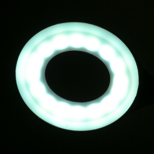 Ring led lamp snake on the desk white (127631)