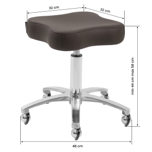 Omega Supremo swivel chair brown  (154516)