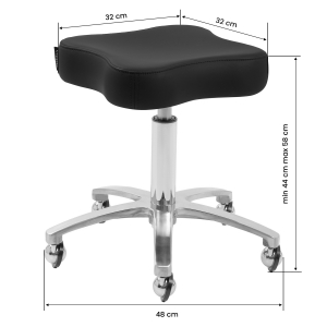 Omega Supremo swivel chair black  (154517)
