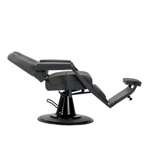 Gabbiano barber chair Bruno graphite with a grey base (155762)