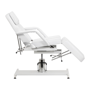 Hydraulic cosmetic chair Sillon 210 with cradle white (155704)