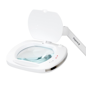 Elegante 6030 magnifying lamp with 60 SMD LEDs for worktops, with adjustable light intensity (155816)