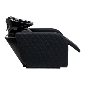 Electric hairdressing wash unit with massage function Gabbiano Ines black (155871)