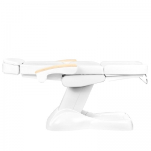 ACTIVESHOP Electric cosmetic chair lux white / beech 3m