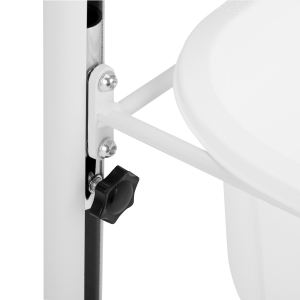 ACTIVESHOP Height-adjustable pedicure tray, white