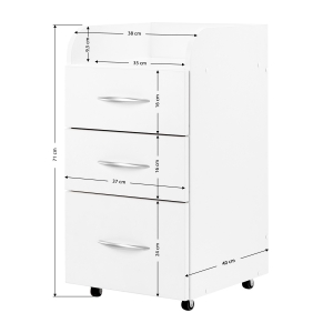 Combi cabinet ii white (108106)