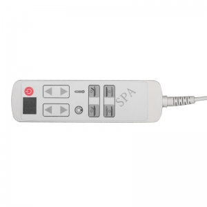 Spa cosmetic bed azzurro wood 815b heated light gray (125600)