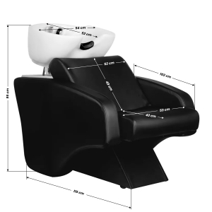 Hair system hairdressing wash unit c38 black (125925)