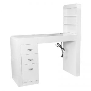 Cosmetic desk 310 white left (132080)