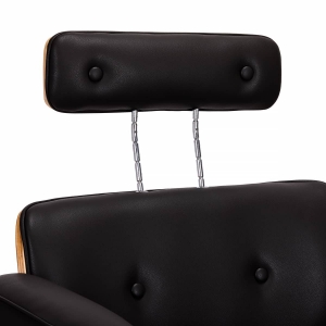 Gabbiano barber chair florence with an adjustable black headrest (133139)