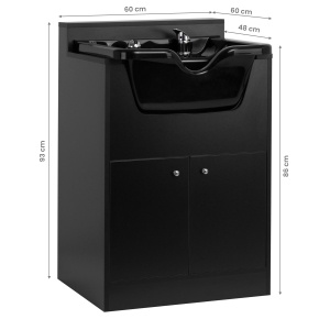 GABBIANO BARBER WASHING STATION BB06 BLACK (136685)