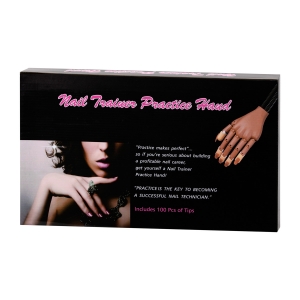 Nail Art Practice Hand Exercise Manicure Nails Tips 95 (144074)