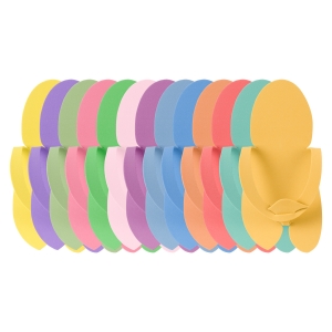 FOAM SEPARATORS 20PCS. 10 PAIRS COLOR MIX (144336)
