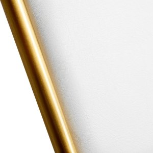 Hairdressing chair Gabbiano Linz NQ Gold White  (148061)