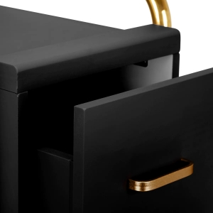 Gabbiano hairdressing assistant Solo gold – black (141233)