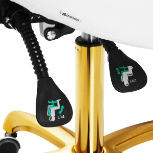 Giovanni cosmetic stool 1004 gold white (147847)