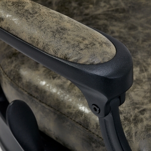 Barber chair President Old Leather Green (148104)