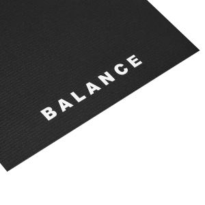 YOGA MAT BALANCE PVC BLACK (149577)