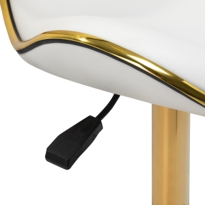 Gabbiano cosmetic stool Q-4599G White (150180)