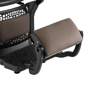 Barber chair Gabbiano Niccolo brown buttonless (153415)