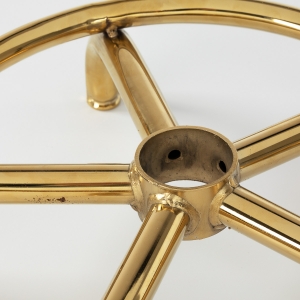 Cosmetic stool 6001-G gold black (154522)