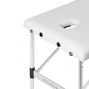 BALANCE aluminium folding massage table 3 segment white (155274)