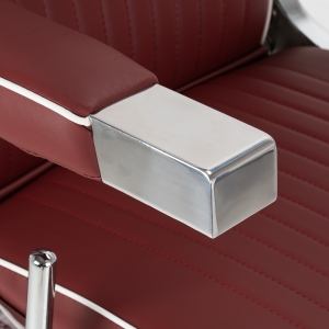Gabbiano Visionerio barber chair red chrome frame (155244)