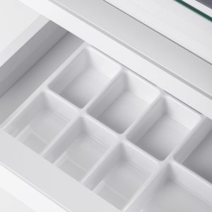 The 984 podiatry assistant storage trolley unit white (155356)