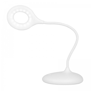 Ring led lamp snake on the desk white (127631)