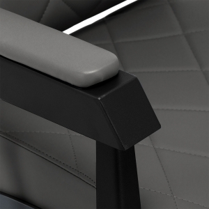 Gabbiano barber chair Bruno graphite with a black base (155763)