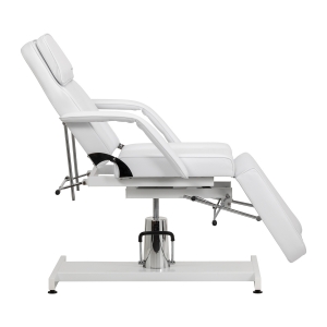 Hydraulic cosmetic chair Sillon 210 with cradle white (155704)