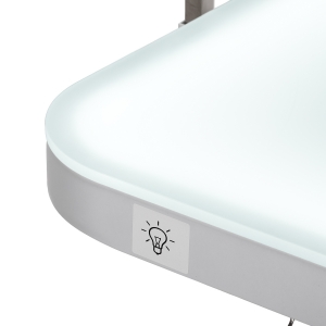 Electric grooming table PAW 3 with lighting, white (152256)
