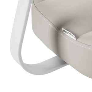 Cosmetic stool Azzurro 156-F bump-up grey (155915)