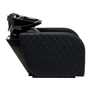 Electric hairdressing wash unit with massage function Gabbiano Ines black (155871)