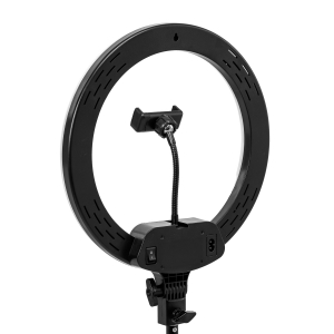 Lamp Ring Light 13"" 36W LED with stand black (131446)