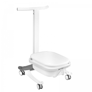 ACTIVESHOP Comfort pedicure tray on wheels with lift function