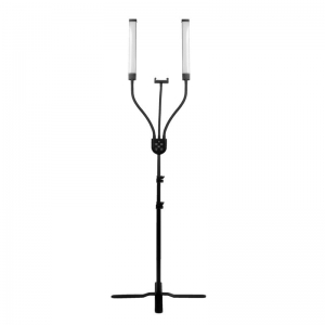 ACTIVESHOP LED lamp for eyelashes and makeup polluks iv type msp-mj-02 black with a remote control