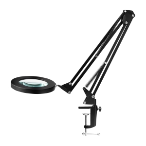 ACTIVESHOP BLACK LED TABLE TOP MAGNIFIER LAMP GLOW 308