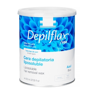 Depilflax depilatory wax can 800ml azulene (107470)