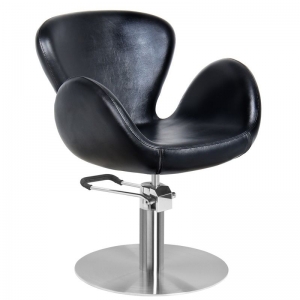 Gabbiano hairdressing chair Amsterdam black (109220)